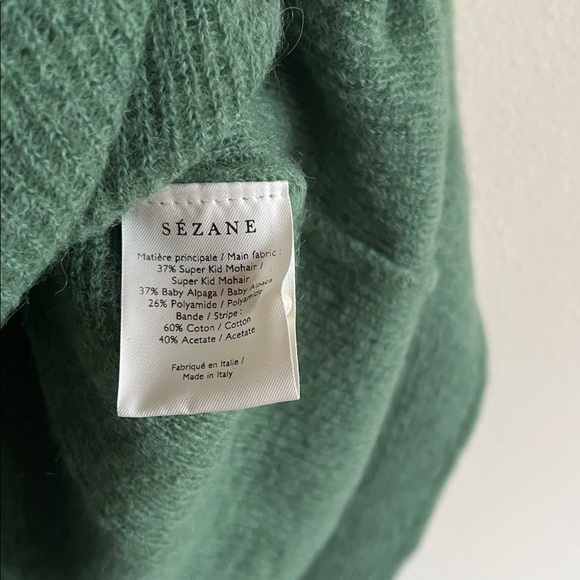NWT Sezane Gaspard Jumper Jade - Picture 7 of 7